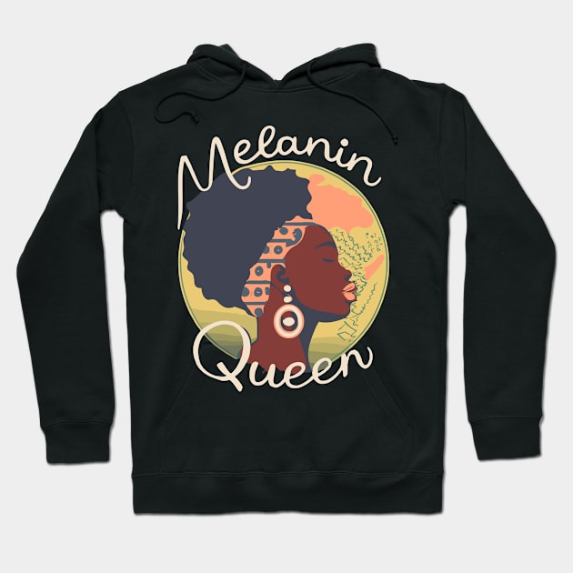 Melanin Queen Hoodie by Graceful Designs